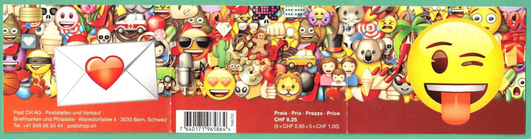 Tutti i francobolli: MH  2017   SM    EMOJI     postfrisch – Nuovo (secondo la descrizione) da Mellingen venduto da Ginger