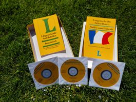 Französisch lernen leicht gemacht Lehrbuch Buch + 3Stk. CDs