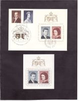 1957 FDC Vermählung + Zusatzfrankatur +1967 Block Postfrisch