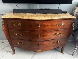 Kommode Barockstil mit Marmorplatte und 3 Schubladen