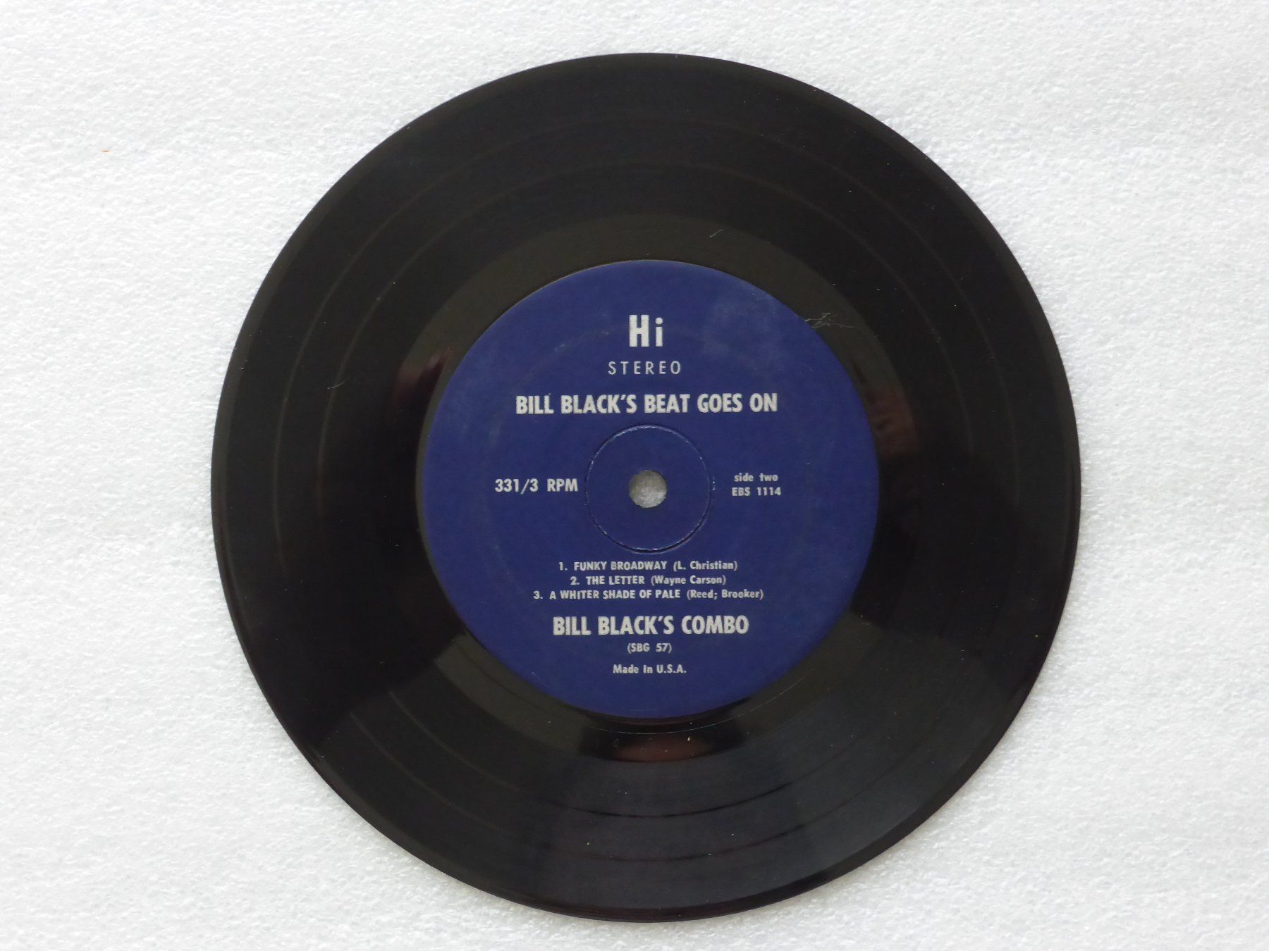 Dischi in vinile: Vinyl Single   EP  BILL BLACK'S COMBO – Usato da Küssnacht am Rigi venduto da Mondkinder 2
