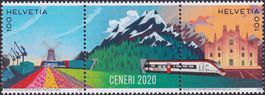 2020, Nr.1791-1791 3er-Streifen (Ceneri) postfrisch **.