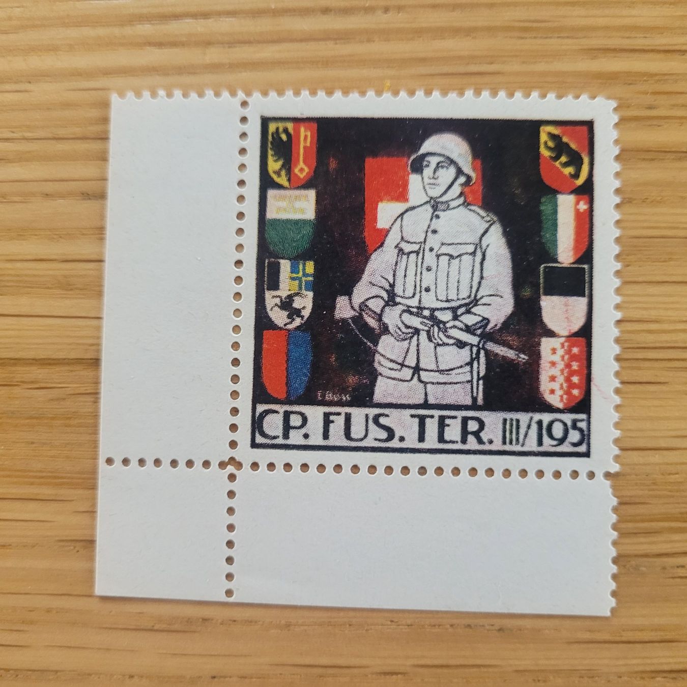 Tutti i francobolli: Timbre avec Soldat – Usato da Biel/Bienne venduto da Destockweb