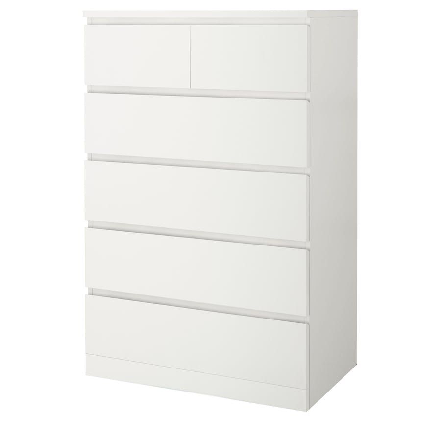 Ikea Cassettiere: MALM Kommode mit 6 Schubladen, weiss, 80x123 cm – Usato da Wädenswil venduto da giuliademarco 2