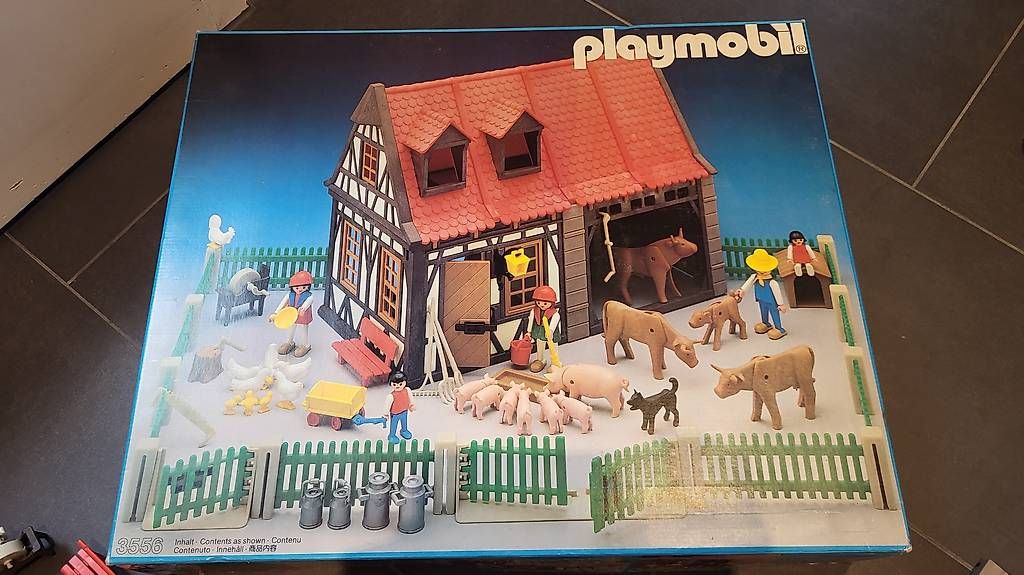 Giocattoli: Playmobil Bauernhofset 3556 – Usato da Langendorf venduto da RE17