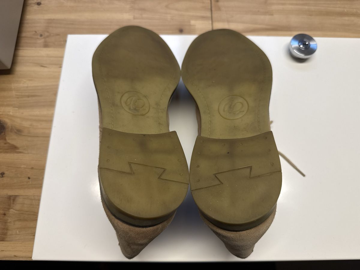 Herrenschuhe: Halbhohe Wildlederschuhe Gr 42 – Gebraucht aus Maisprach von 4464 1