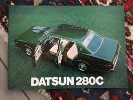 Datsun 280 C Verkaufsprospekt 8 Seiten französisch 02.1978