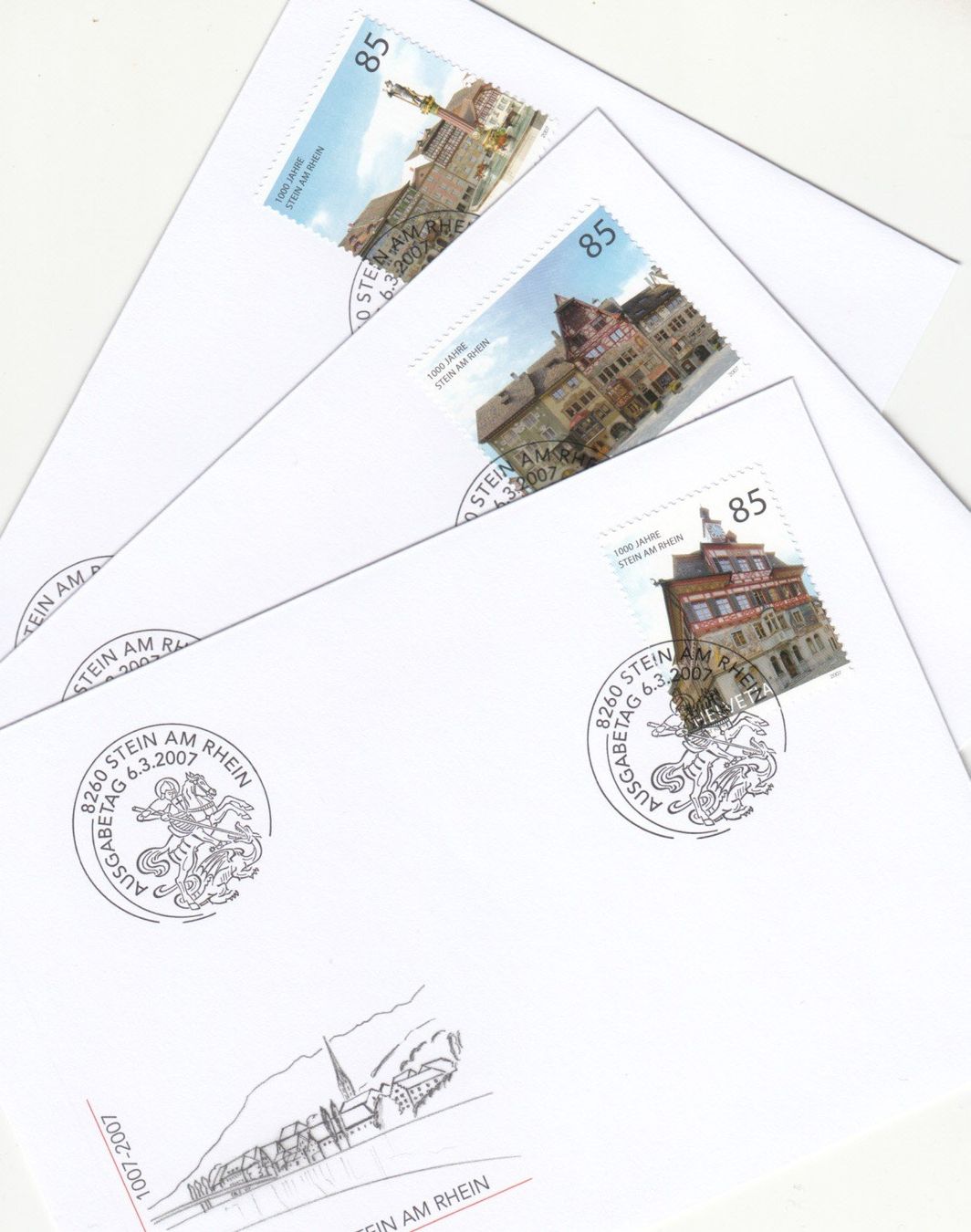 Tutti i francobolli: SBK 1217 - 1219 FDC Einzeln – Usato da Bürglen TG venduto da StampGraf