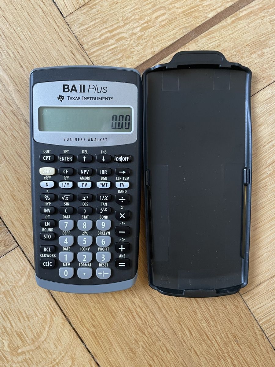 Texas Instruments Taschenrechner: Texas Instruments BA II Plus Taschenrechner – Gebraucht aus Zürich von katidust