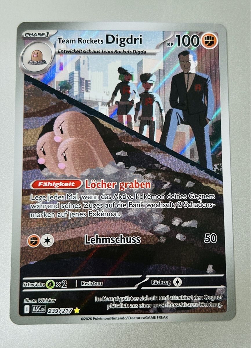 Pokémon Carte collezionabili: Pokémon | Team Rockets Digdri | ASC DE | Gratisversand – Nuovo (secondo la descrizione) da Gelterkinden venduto da pikapikachu