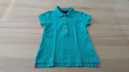 Ralph Lauren - grünes  Poloshirt - Gr. S (7) - 122
