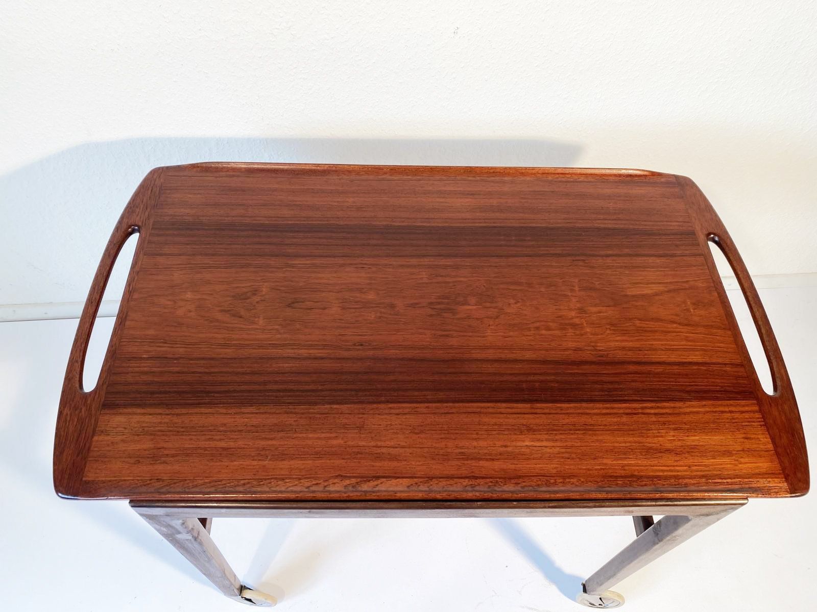 Servierwagen: Servier Tee Bar Wagen Teak – Gebraucht aus Beringen von Kultgut 4