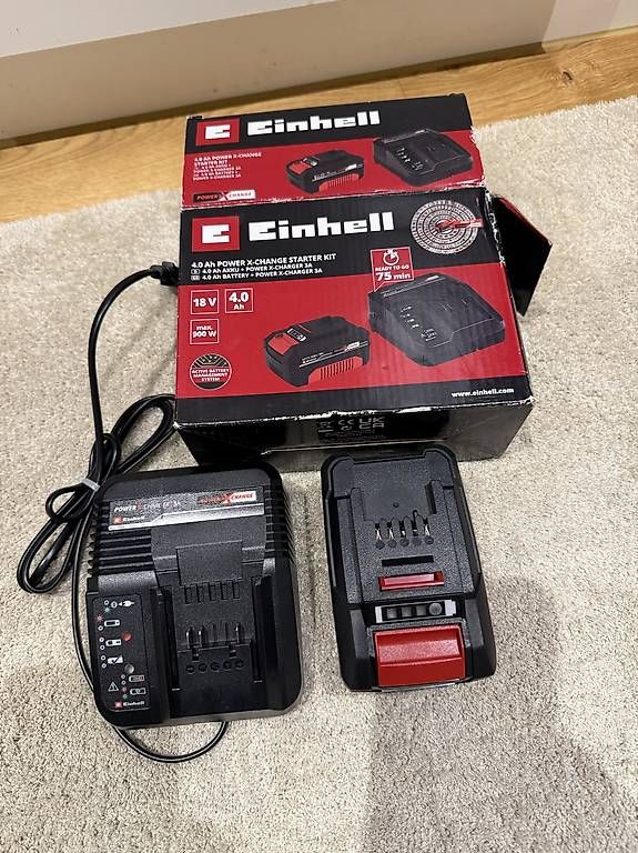 Ladegeräte: 1x Einhell Batterie inkl Ladegerät NEU – Neu und originalverpackt aus Wiesendangen von DIA10 1