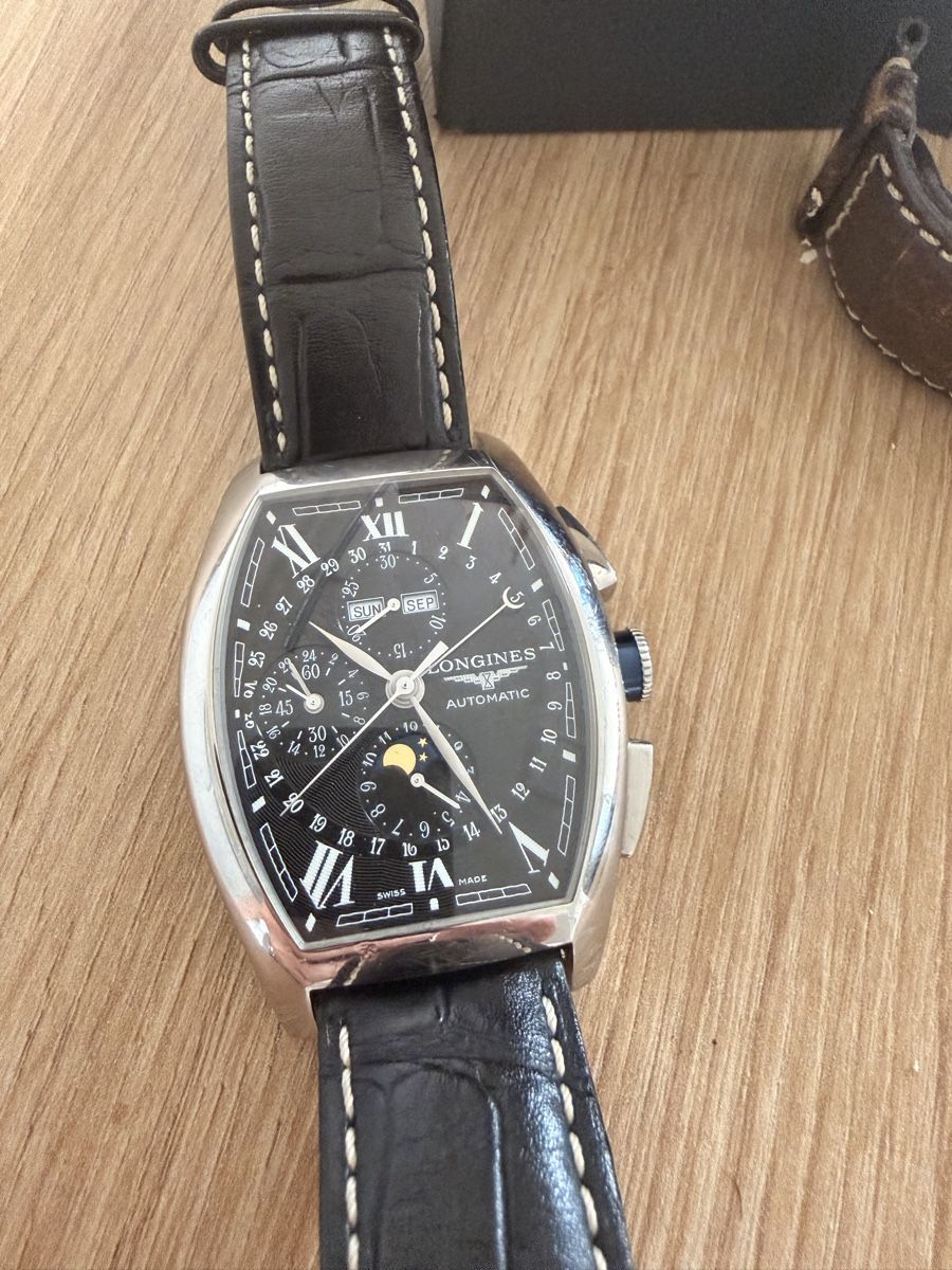 Longines Uhren: Longines Evidenza XL moonphase Chronograph – Gebraucht aus Halten von deli95 1
