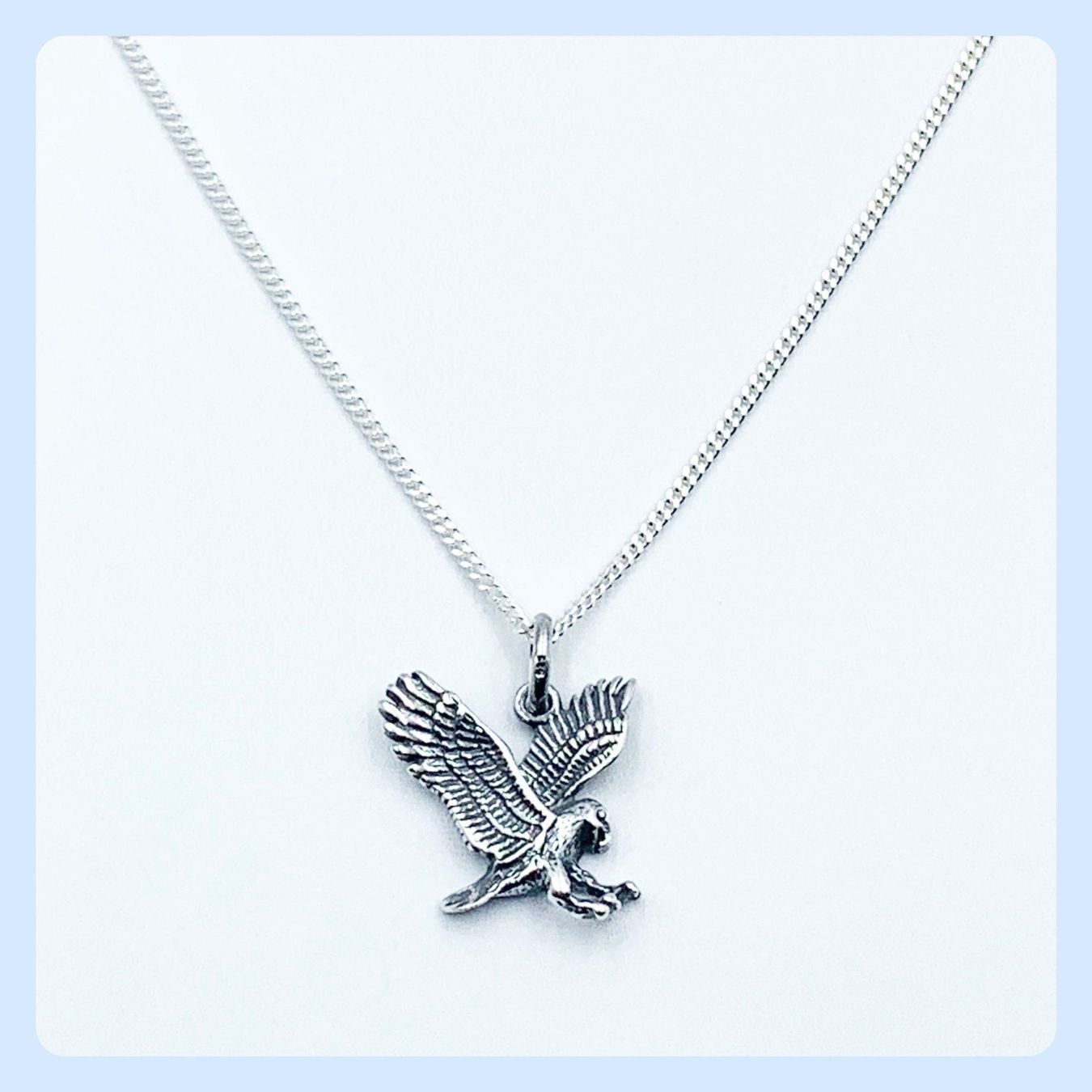 Ketten: Adler Anhänger Silber 925 + Silberkette – Neu und originalverpackt aus Zürich von Mevas_Silber 6