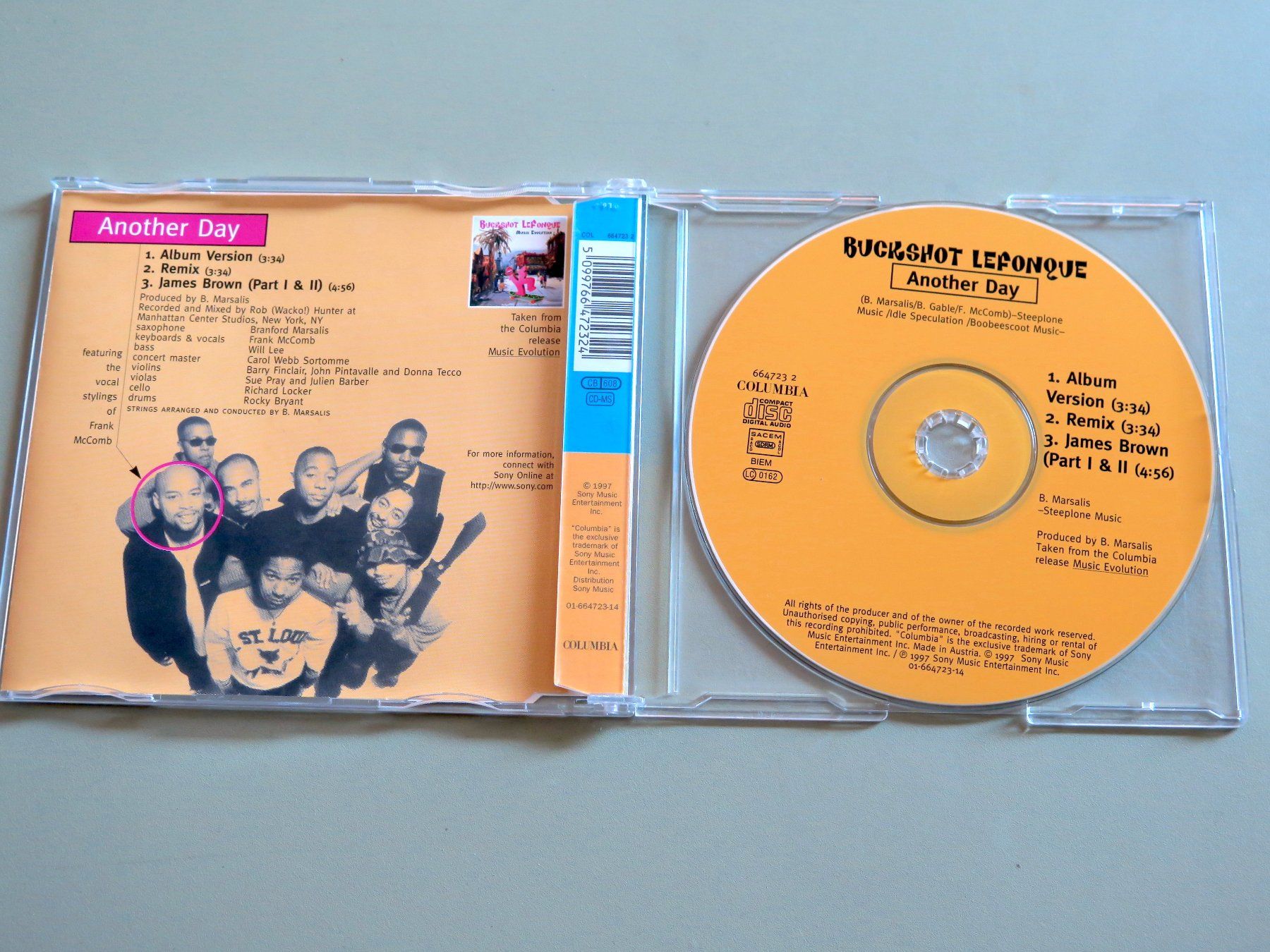 CDs: CD-S BUCKSHOT LEFONQUE: Another day, 1997, 3 tracks – D'occasion à Bern par Balzamico 1