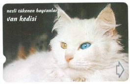 Telefonkarte Türkei Katze