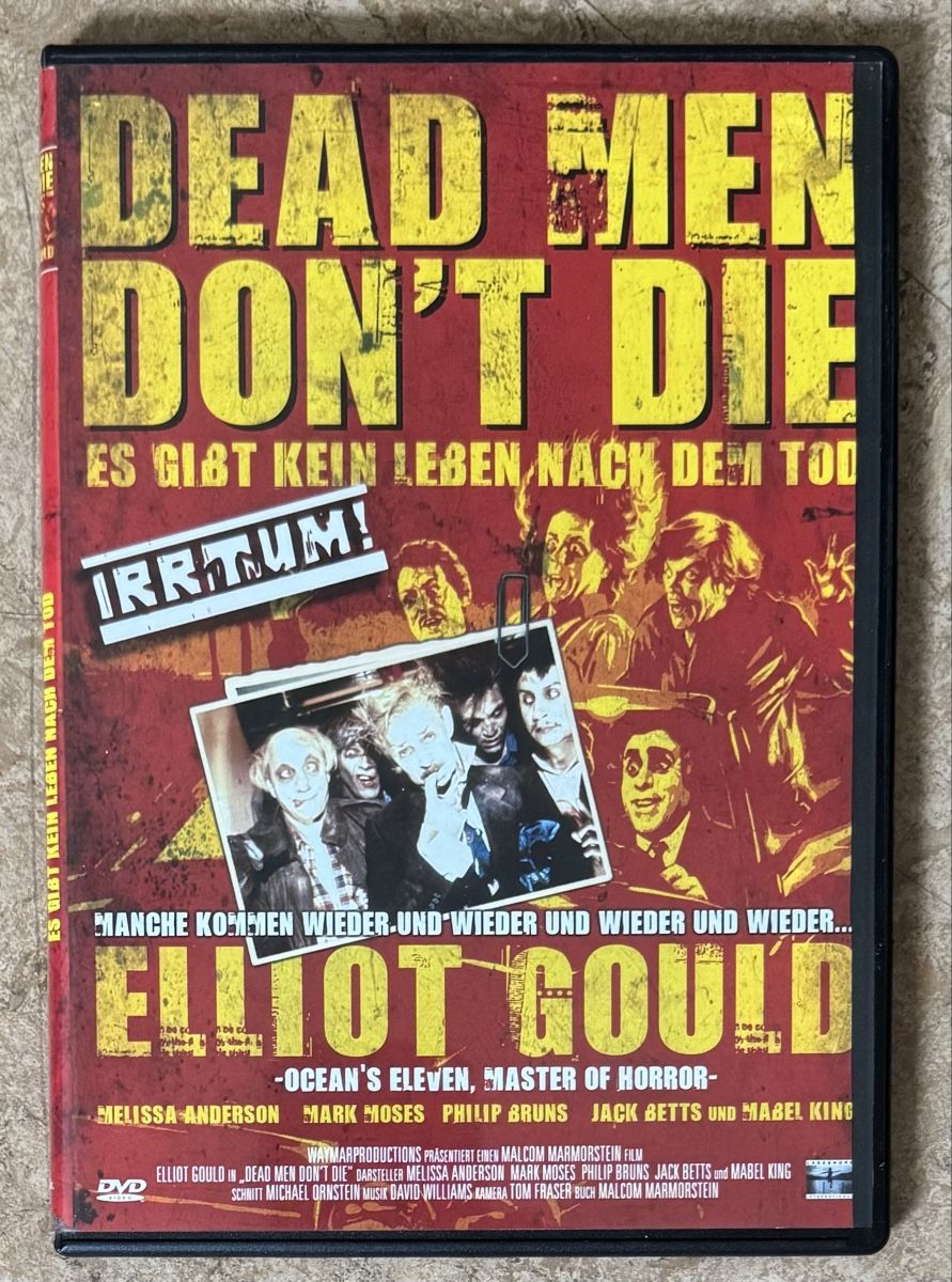 Alle DVDs: DEAD MEN DON‘T DIE – Neu (gemäss Beschreibung) aus Dietikon von AndreaSch01