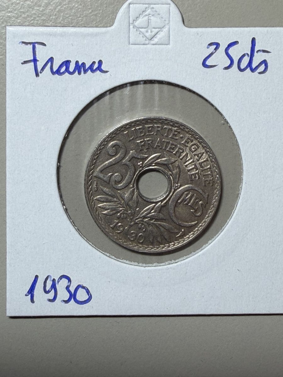 Tutti le monete: France - 25 centimes - 1930 – Usato da Payerne venduto da Mike1682