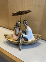 Liebespaar Figur Boot Romantik Deko Geschenk