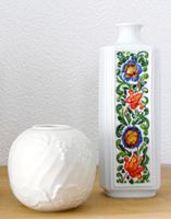 Sehr schönes Blumenvasen-Duo aus Keramik