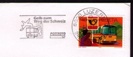 1991_6000 LUZERN_POSTAUTO_Gelb z.Weg der SCHWEIZ 1.6.91_ET !