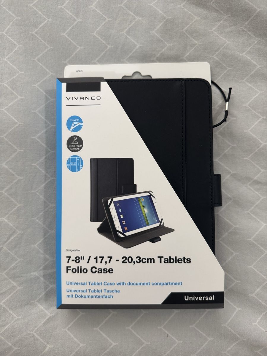 Covers & Borse: Vivanco Universal Folio Case 7–8” Tablets – Nuovo e nell'imballaggio originale da Rüschlikon venduto da luca.us.rueschlikon