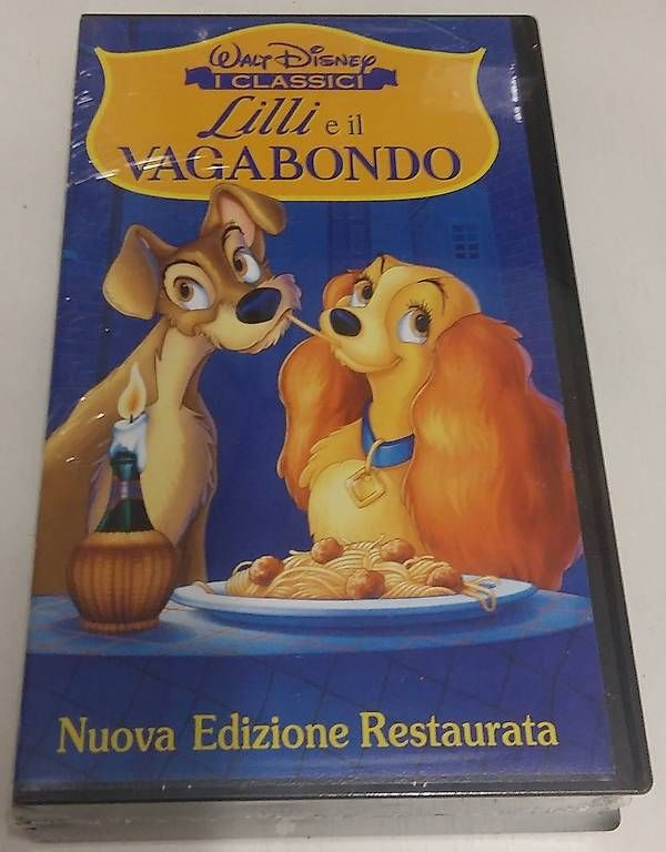 Tutti i VHS: VHS Disney Lilli ed il Vagabondo  – Usato da Coldrerio venduto da diveklo