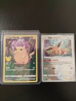 Pokémon Karten Pikachu Set Celebrations und Evoli