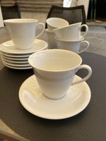 6 Kaffeetassen mit Untertellern + Milchkännchen – Serie “The
