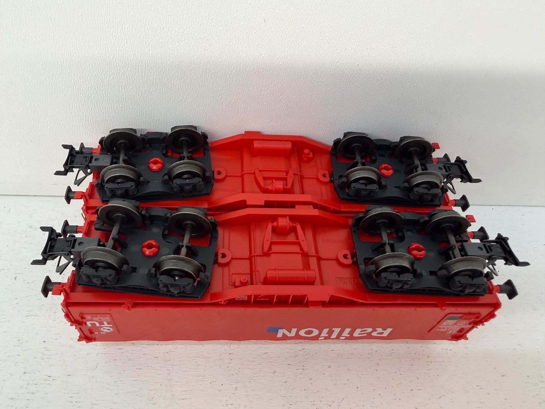Märklin Modellini di ferrovie: Märklin 00757 Güterwagen 2er Set Railion der DB – Usato da Büsserach venduto da ModellbahnDepot 6
