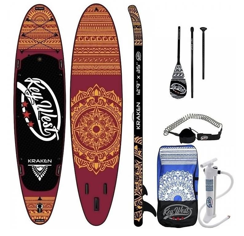 Gommoni, kayak & canoe: Inflatable SUP Key West Kraken 12.9 - Stand Up Paddle – Usato da Zürich venduto da yam_yg9r
