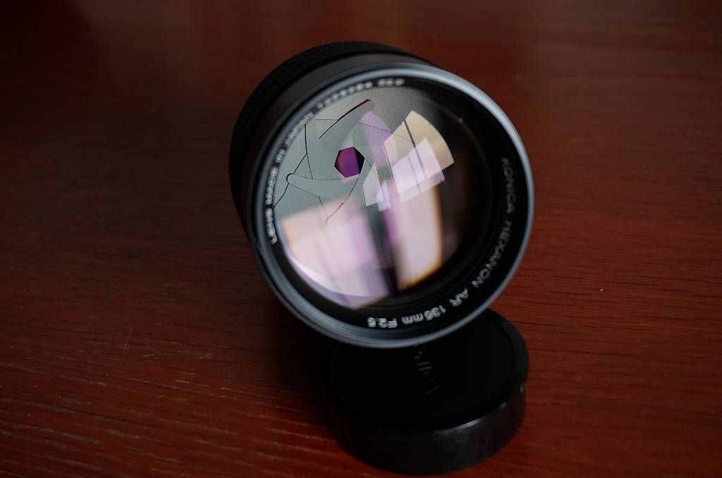 Konica Obiettivi: Konica Hexanon AR 135mm f2.5 lichtstark – Usato da Spreitenbach venduto da Salesmanship 3