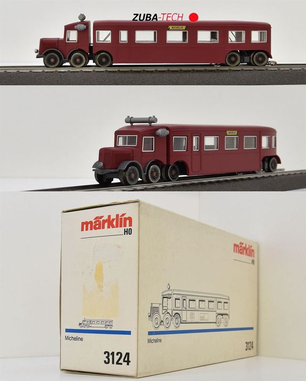 Märklin 3124 – Micheline – Locomotive H0 Analogique 3 Rails – Neuve – Époque 3