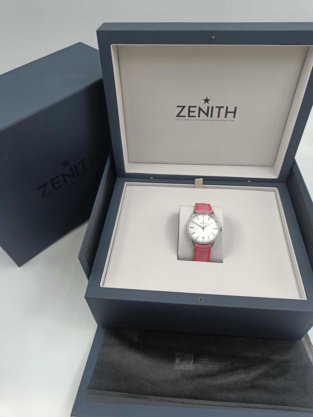 Zenith Orologi: ZENITH "ELITE CLASSIC" MIT DIAMANTLÜNETTE, 36 MM – Nuovo (secondo la descrizione) da Luzern venduto da EdiGem 1