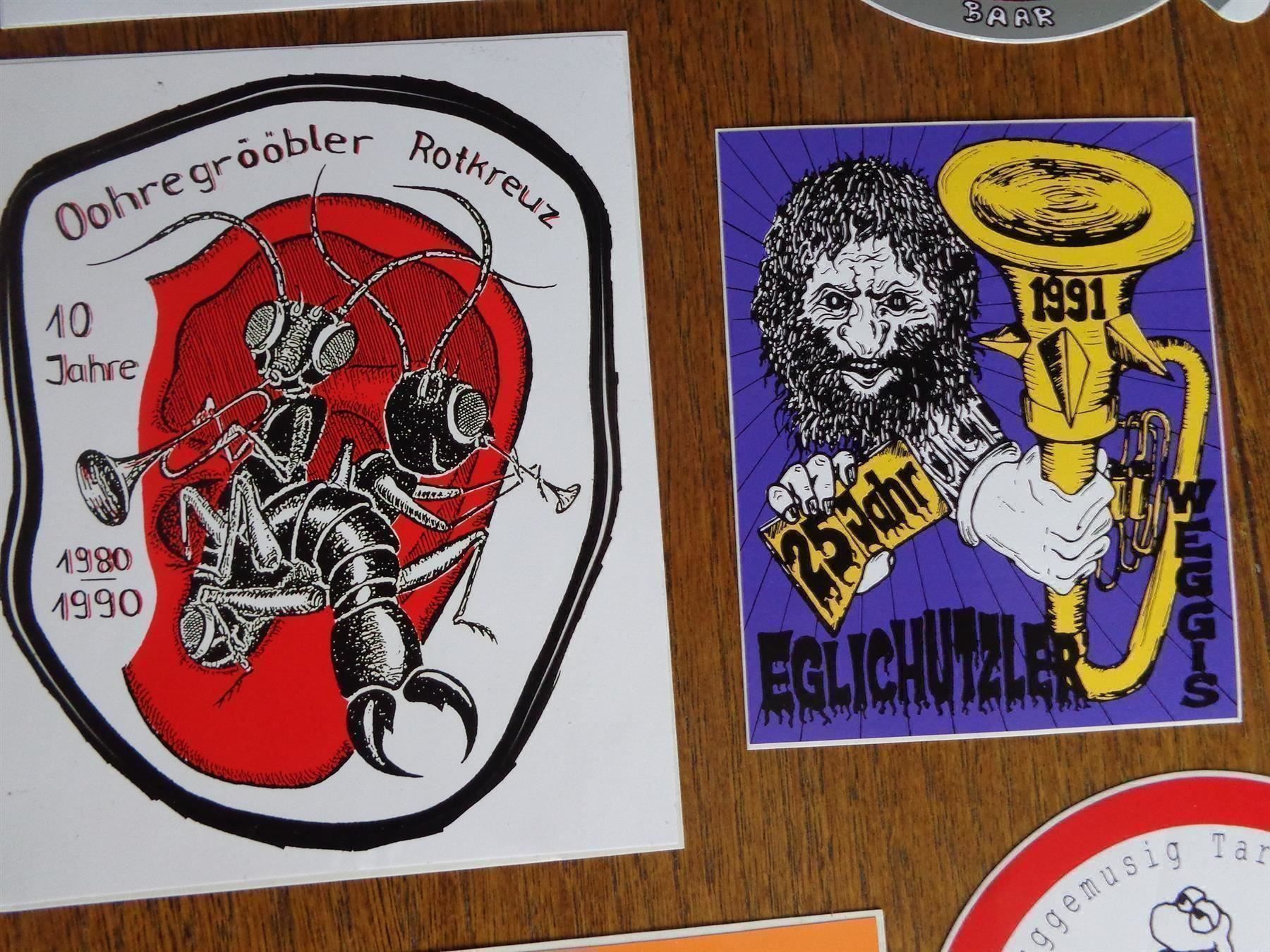 Sticker: 70iger-90iger -Aufkleber Guggen etc. – Usato da Cham venduto da mktreasure 2