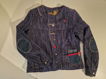 Desigual Jacke, Gr. 42, (40) mit Denim Details!