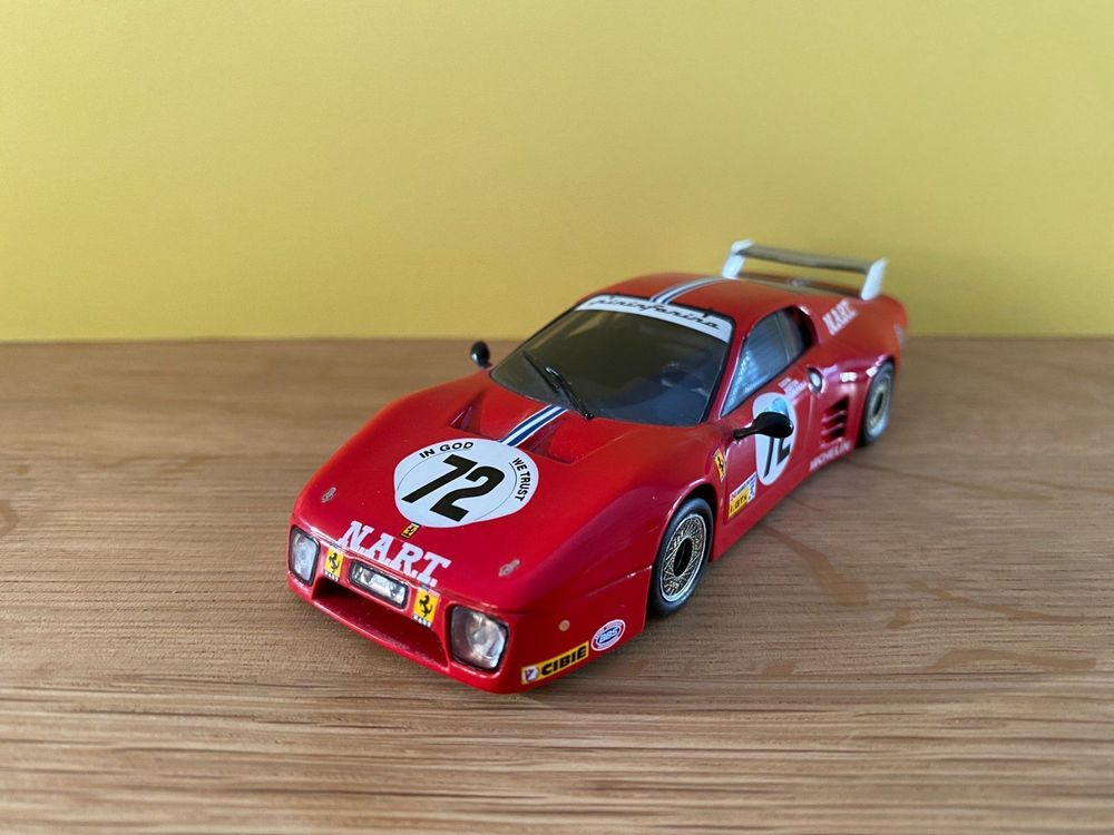 BC384 CEC V5984 1/43 Ferrari 512BB LM - Le Mans 1982 N°71 Pioneer - État Proche Neuf