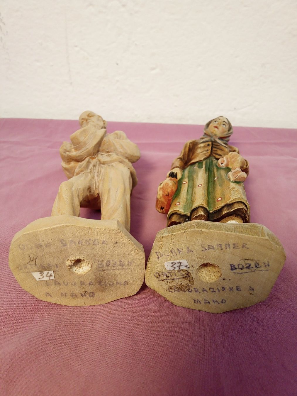 Statuette: Handgeschnitzte Bauer Figuren – Usato da Zürich venduto da edi_c2m6 5