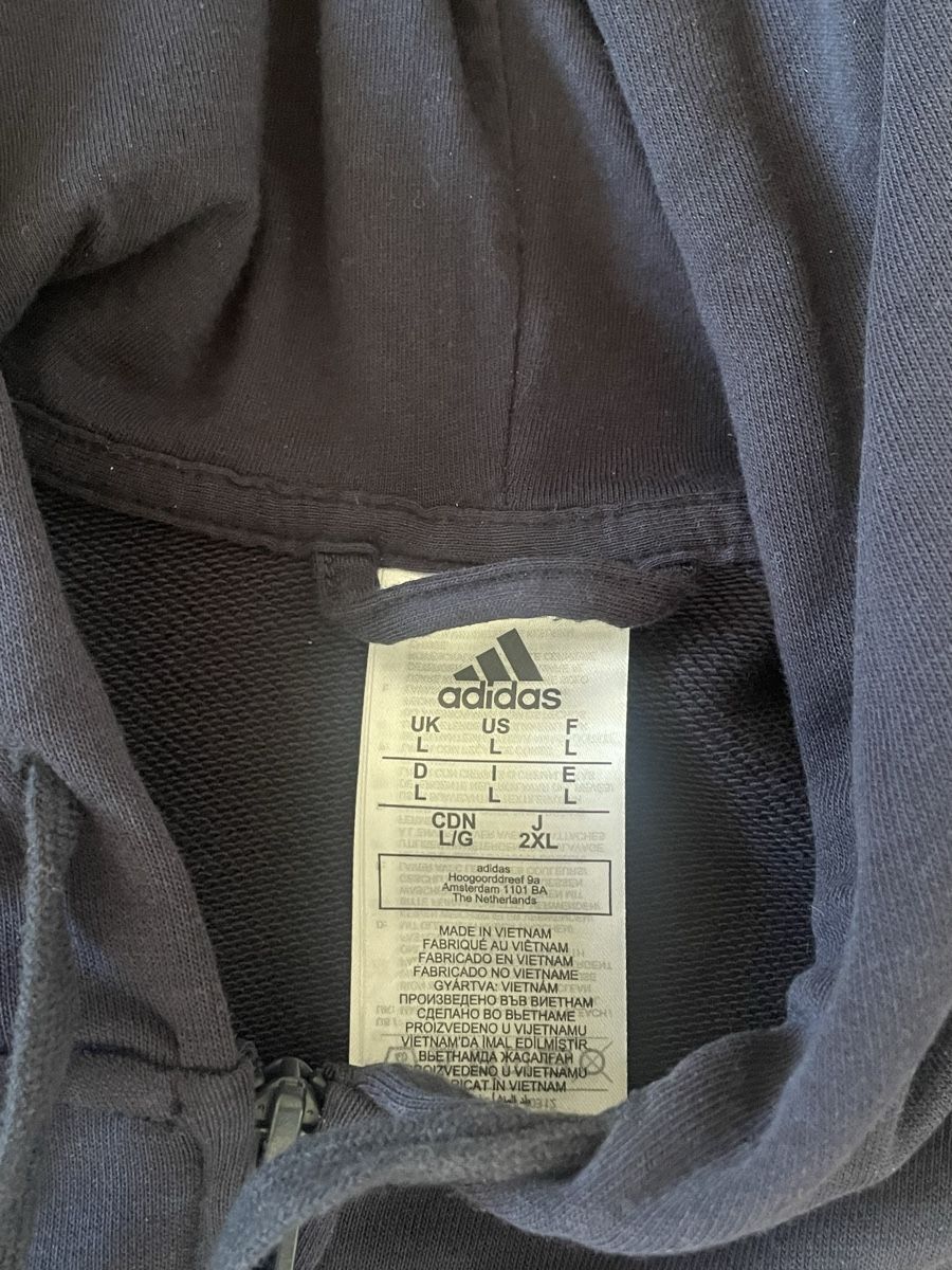 Adidas Lotti di vestiti: Real Madrid Hoodie Trainerjacke L – Usato da Baden venduto da gcr_w8ft 3