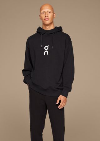 On Running Club Hoodie - Schwarz, Grösse M, Neuwertig