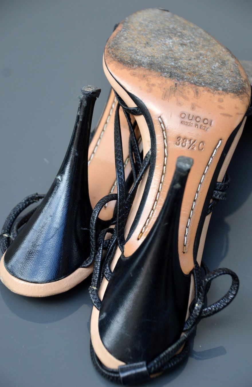 Gucci Damenschuhe: Sandalen / Sandales GUCCI   38,5 – Gebraucht aus Collonges von Auganien 7