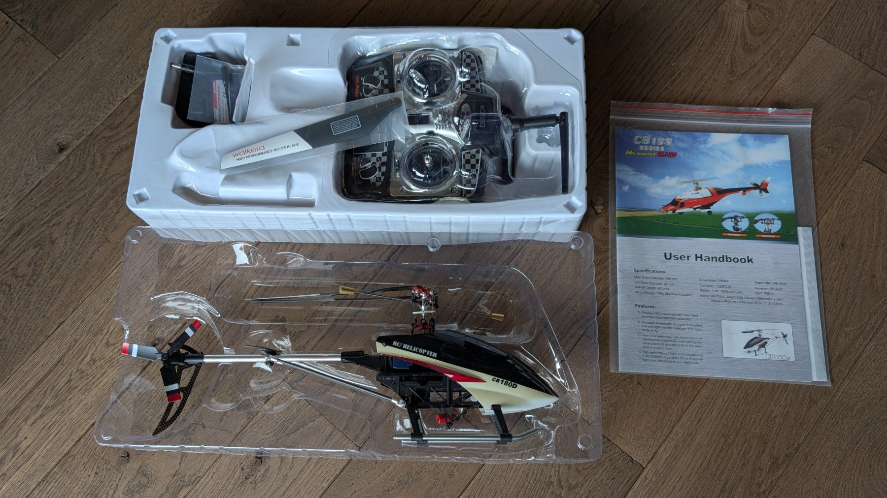 Bell Modellismo RC: RC Helicopter CB180Q Bell Structure – Usato da Spiegel b. Bern venduto da Miko1 2