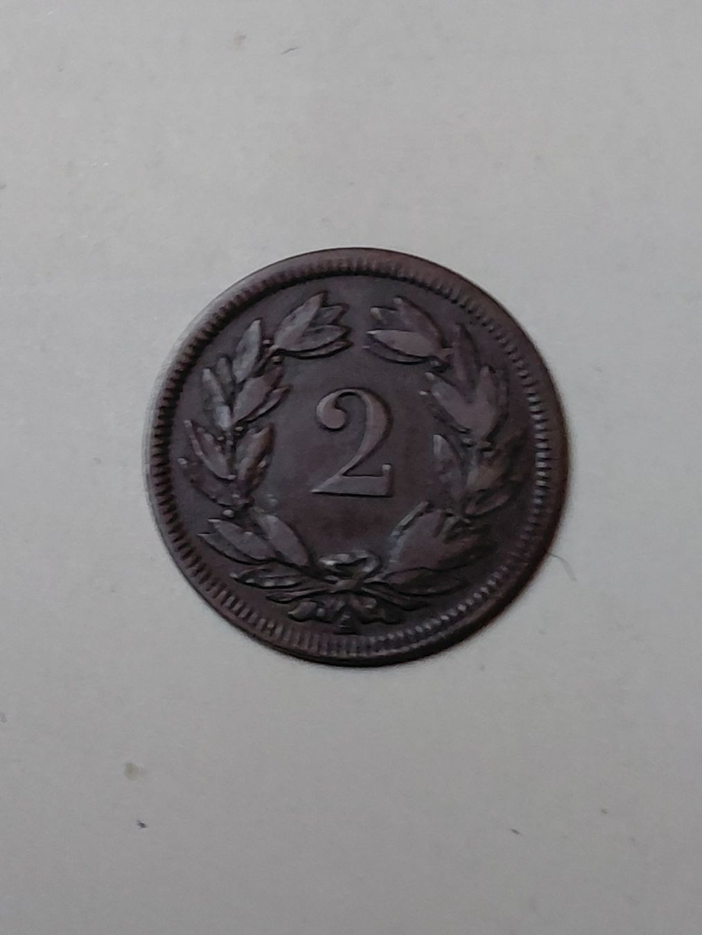 Alle Münzen: Suisse-2 centimes CHF-1851 A_RARE – Gebraucht aus Daillens von pet_y6gr 1