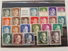 Deutsches Reich Briefmarken Adolf Hitler POSTFRISCH