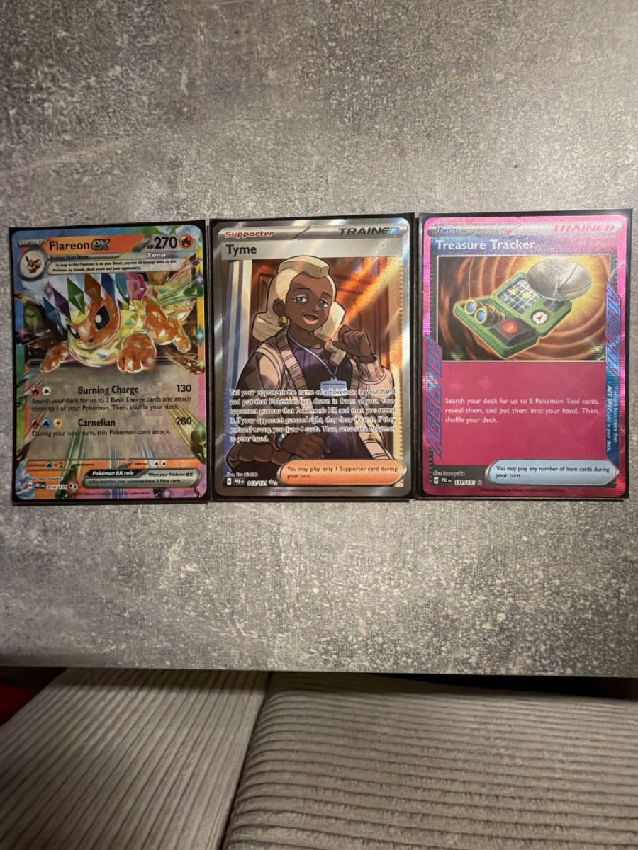 Pokémon Carte collezionabili: Pokemon Karten: Flareon-EX, Tyme, Treasure Tracker – Nuovo (secondo la descrizione) da Bern venduto da fla_77t2