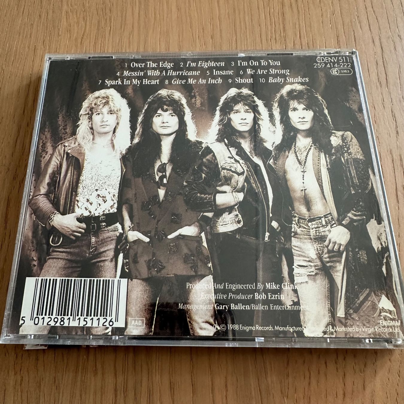 CD: Hurricane - Over The Edge - CD Hard Rock, AOR – Usato da Caslano venduto da campo_santo 2