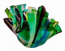 Ursula Späni Glas Werk Design Vase en verre 15 x 22 cm