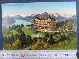 BÜRGENSTOCK HOTEL KURHAUS HONEGG 1927 AK ONW