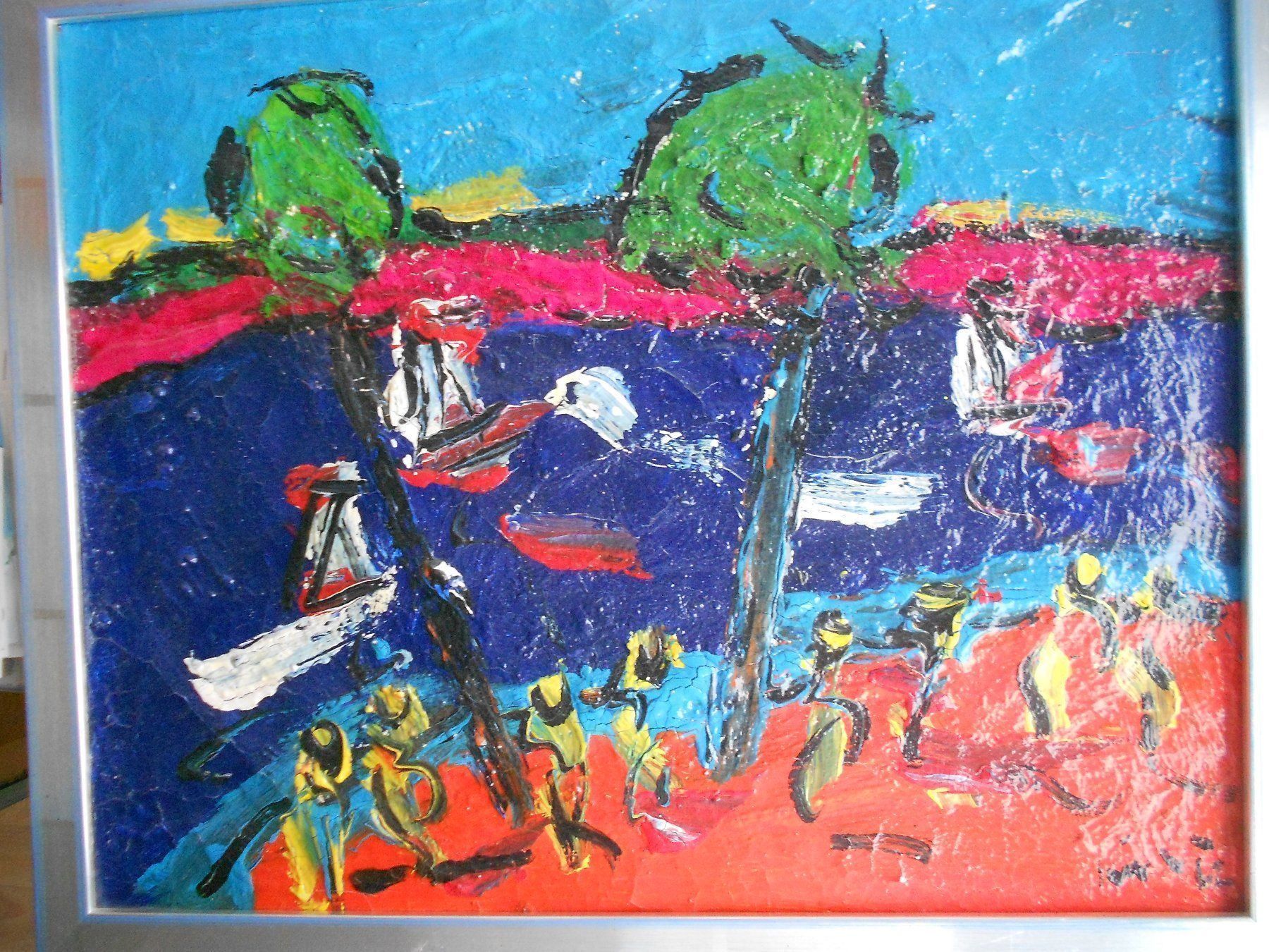 Dipinti: Peter Robert Keil - am Wannsee 62 - Neo Expressionismus – Usato da Dübendorf venduto da ArtExpression 7